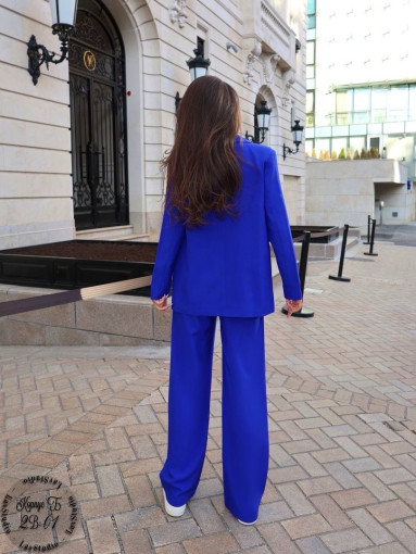 Костюм двойка с пиджаком и брюками палаццо САДОВОД официальный интернет-каталог