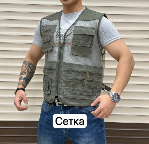Жилет для мужчин, хлопок САДОВОД официальный интернет-каталог