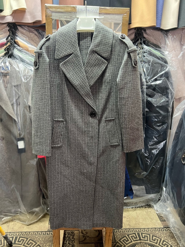 Женское пальто серое купить в Интернет-магазине Садовод База - цена 4500 руб Садовод интернет-каталог