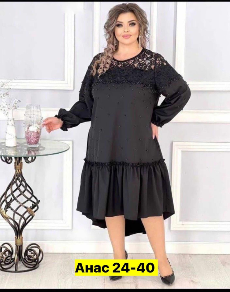 Платье черное купить в Интернет-магазине Садовод База - цена 450 руб Садовод интернет-каталог