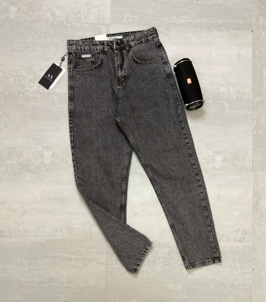 Джинсы серые