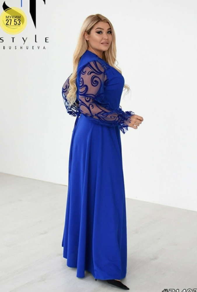 Платье синее купить в Интернет-магазине Садовод База - цена 1200 руб Садовод интернет-каталог