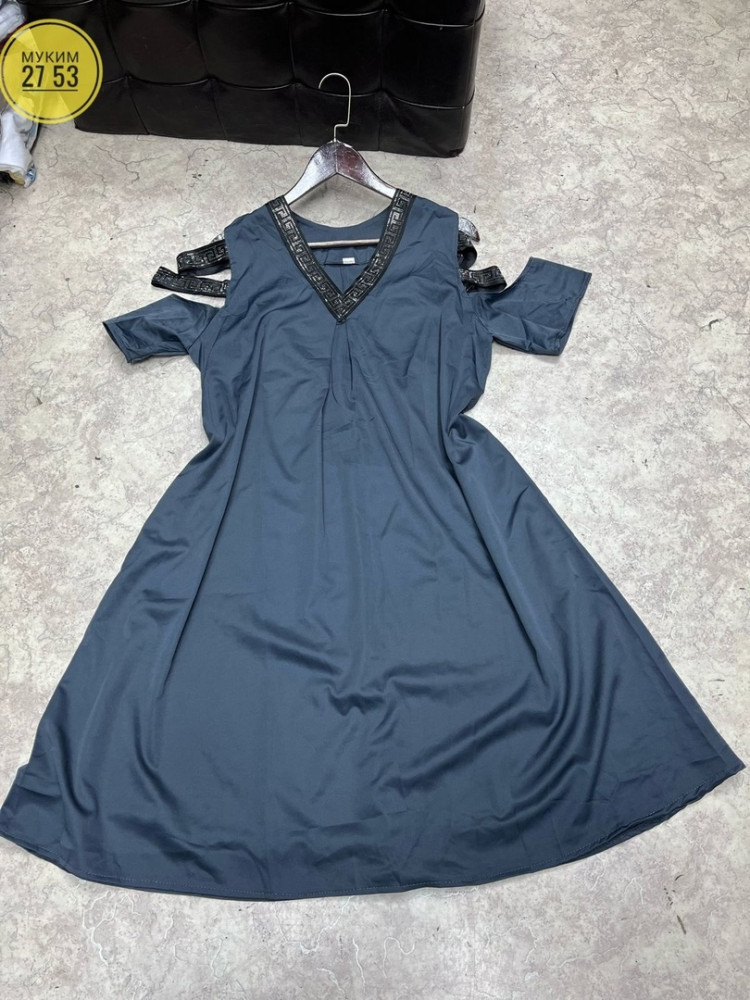 Платье серое купить в Интернет-магазине Садовод База - цена 700 руб Садовод интернет-каталог