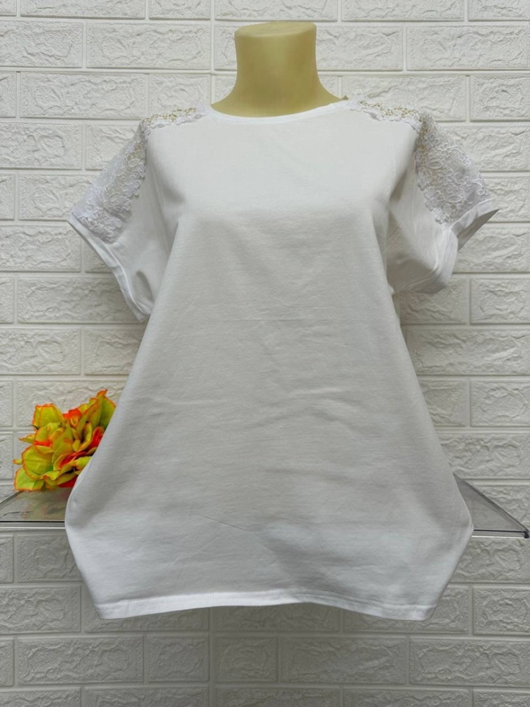Женская футболка белая купить в Интернет-магазине Садовод База - цена 650 руб Садовод интернет-каталог