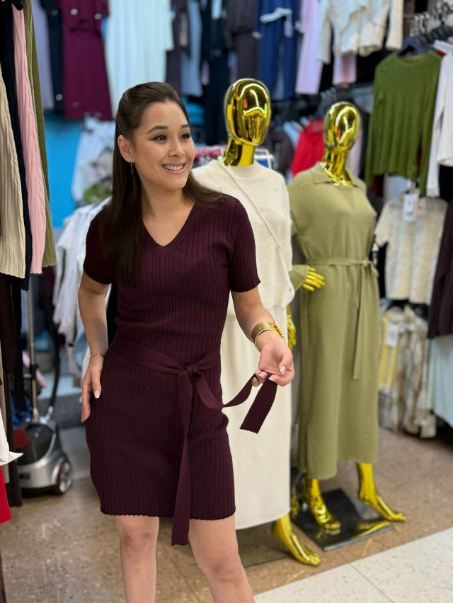 Платье бордовое купить в Интернет-магазине Садовод База - цена 1200 руб Садовод интернет-каталог