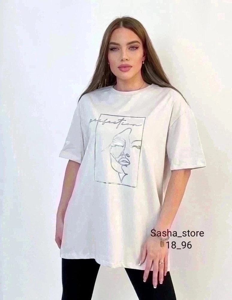 Женская футболка молочная купить в Интернет-магазине Садовод База - цена 300 руб Садовод интернет-каталог
