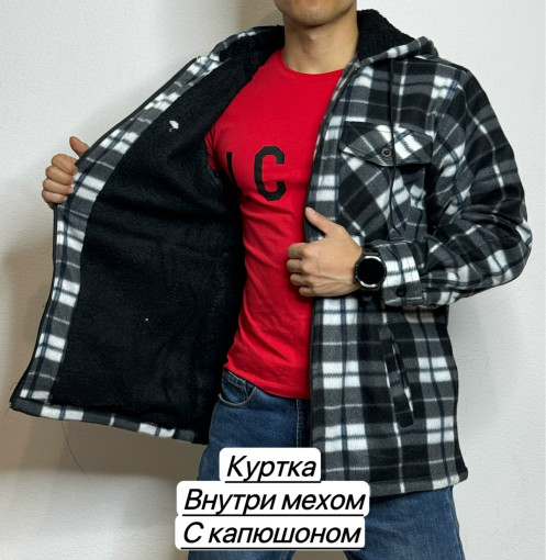 Рубашка для мужчин, флис САДОВОД официальный интернет-каталог