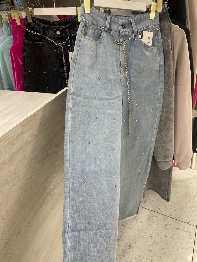 джинсы голубые купить в Интернет-магазине Садовод База - цена 2400 руб Садовод интернет-каталог
