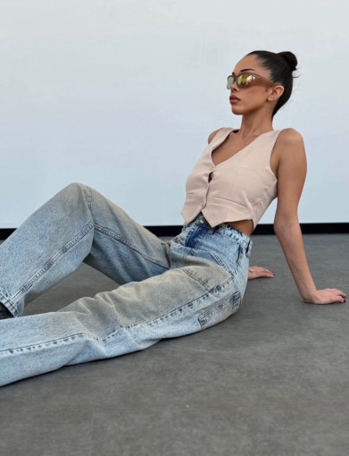 Мегакрутые джинсы с винтажным эффектом 🤩 САДОВОД официальный интернет-каталог