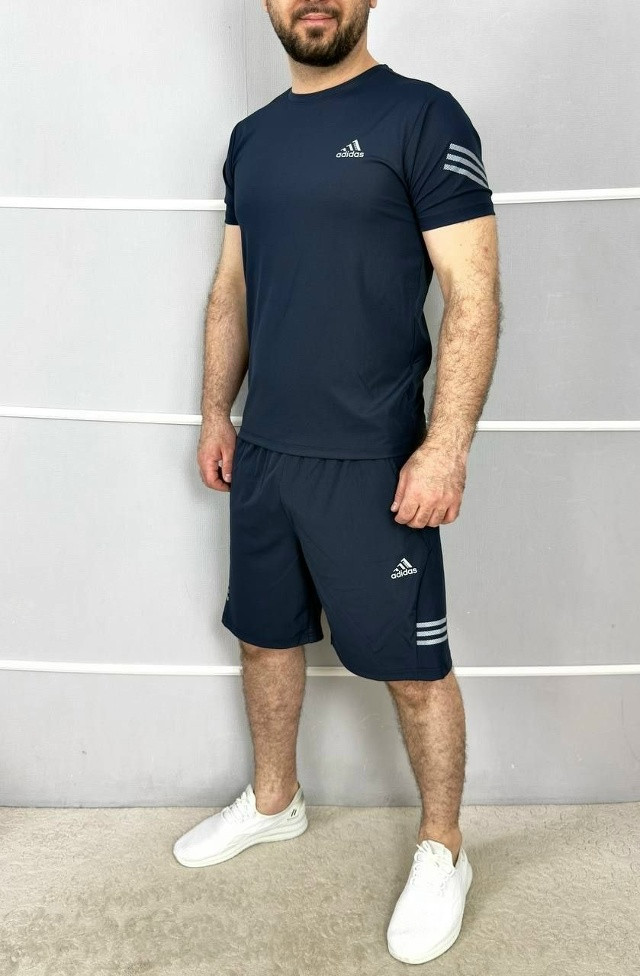 Мужской костюм темно-синий купить в Интернет-магазине Садовод База - цена 1100 руб Садовод интернет-каталог