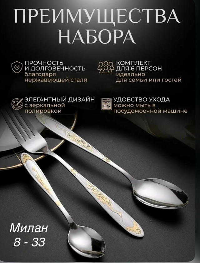 Набор столовых приборов купить в Интернет-магазине Садовод База - цена 199 руб Садовод интернет-каталог