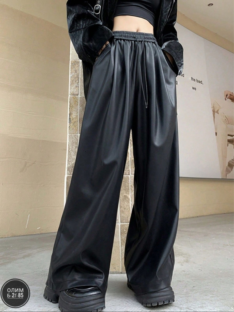 Брюки, эко-кожа