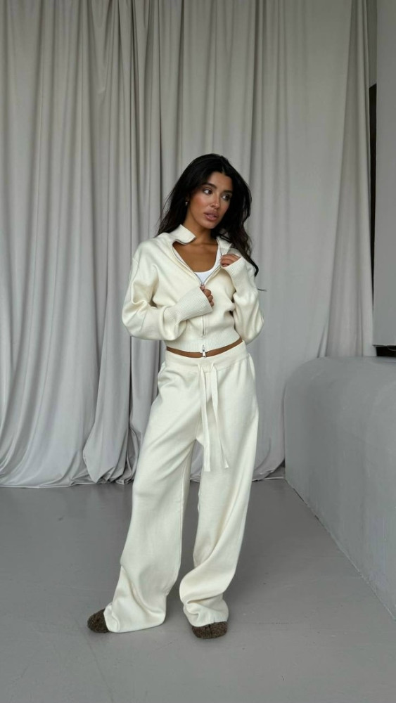 Женский костюм белый купить в Интернет-магазине Садовод База - цена 1500 руб Садовод интернет-каталог