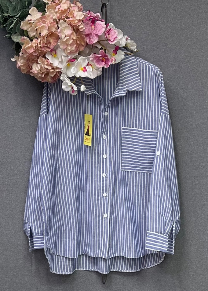 Женская рубашка синяя купить в Интернет-магазине Садовод База - цена 900 руб Садовод интернет-каталог