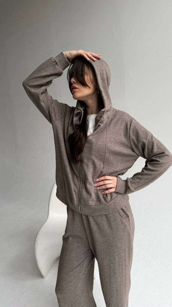 Женский костюм коричневый купить в Интернет-магазине Садовод База - цена 2400 руб Садовод интернет-каталог