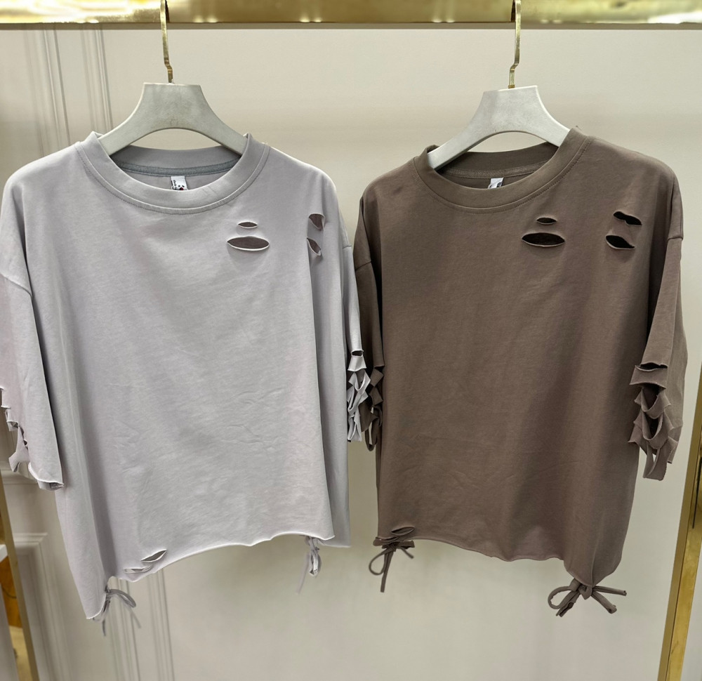 Женская футболка коричневая купить в Интернет-магазине Садовод База - цена 750 руб Садовод интернет-каталог