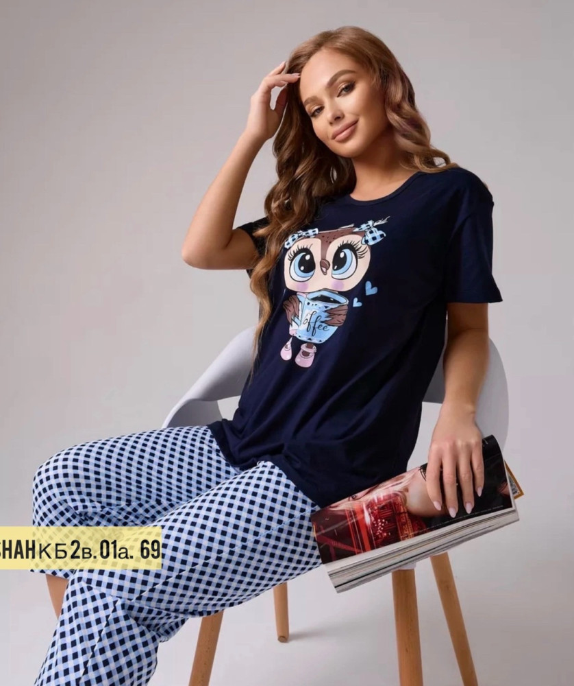 🎁Новинка женские  пижама 🎁🎁 купить в Интернет-магазине Садовод База - цена 700 руб Садовод интернет-каталог