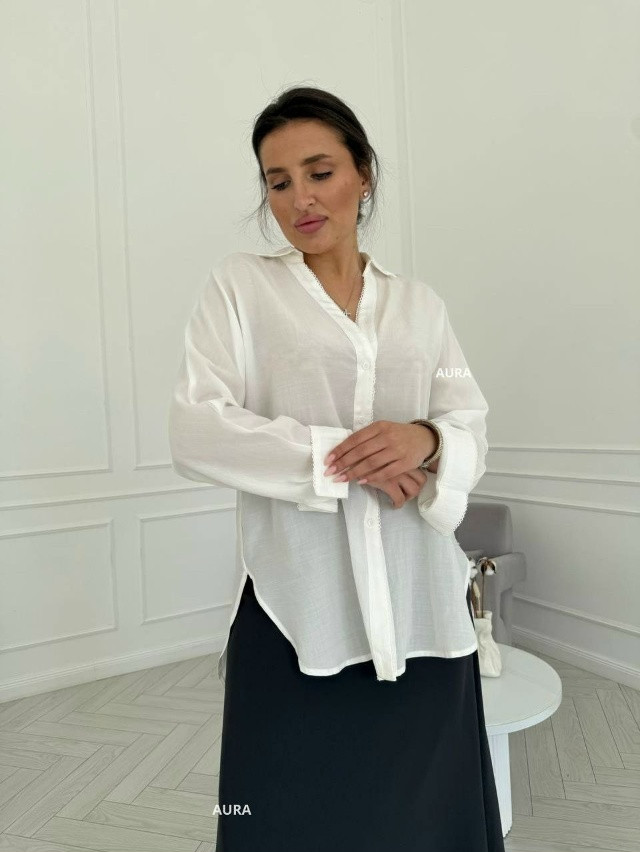 Женская рубашка белая купить в Интернет-магазине Садовод База - цена 1900 руб Садовод интернет-каталог