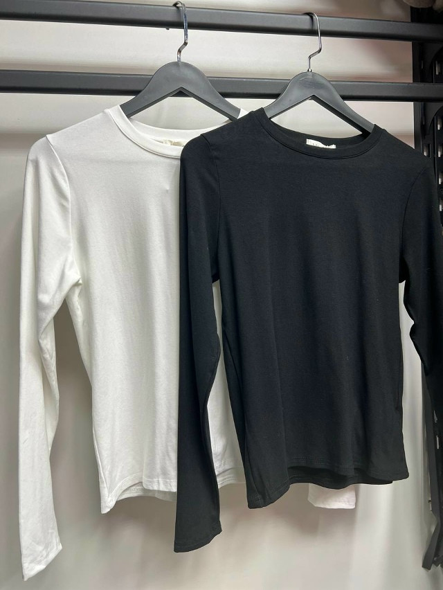 Лонгслив белый купить в Интернет-магазине Садовод База - цена 850 руб Садовод интернет-каталог