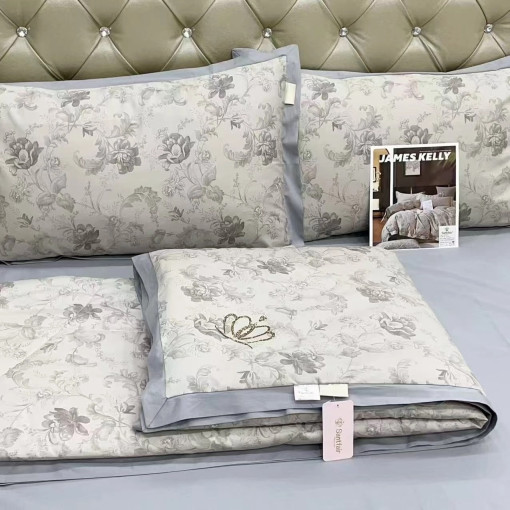 Семейный Комплект постельного белья с готовым одеялом  от бренда САДОВОД официальный интернет-каталог