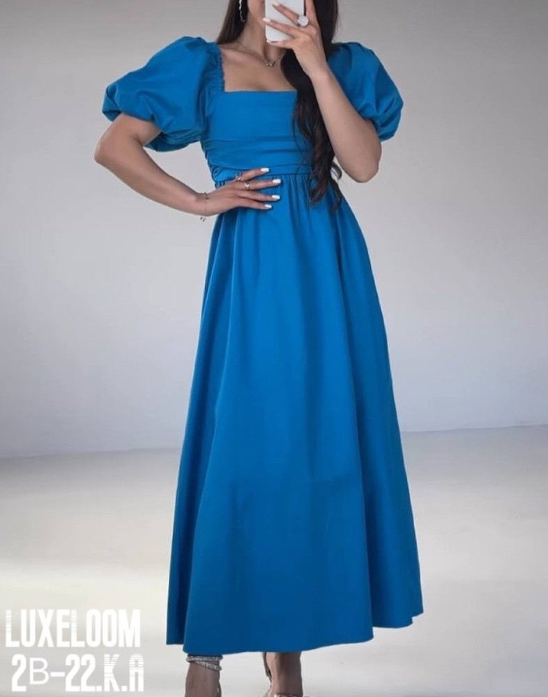 Платье синее купить в Интернет-магазине Садовод База - цена 1200 руб Садовод интернет-каталог