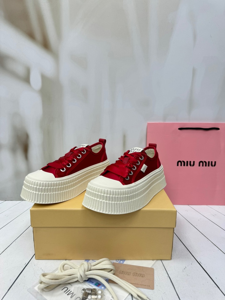 😍КЕДЫ  MIU MIU😍 купить в Интернет-магазине Садовод База - цена 4000 руб Садовод интернет-каталог