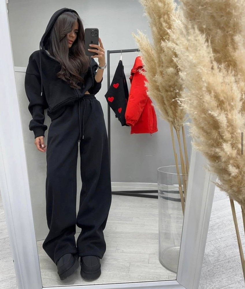 Спортивный женский костюм черный купить в Интернет-магазине Садовод База - цена 3200 руб Садовод интернет-каталог
