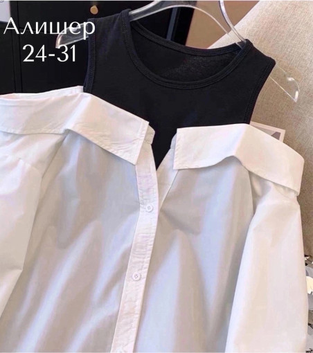 Популярная блузка с лямочками САДОВОД официальный интернет-каталог