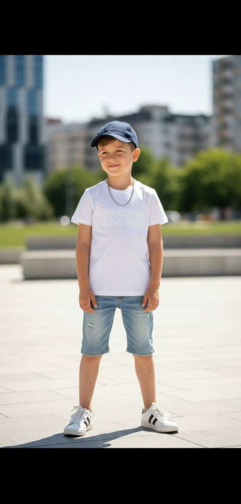 Детская футболка белая