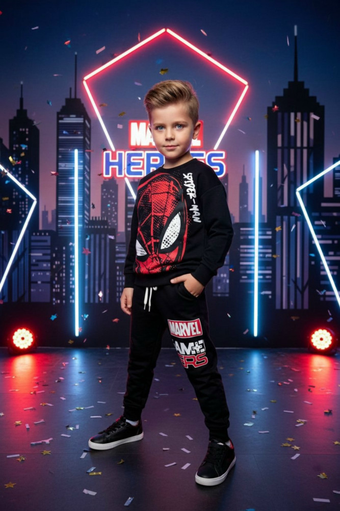 Детский костюм черный купить в Интернет-магазине Садовод База - цена 1199 руб Садовод интернет-каталог