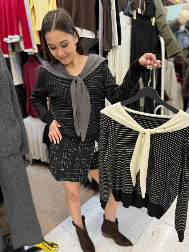 Свитер женский черный купить в Интернет-магазине Садовод База - цена 1300 руб Садовод интернет-каталог