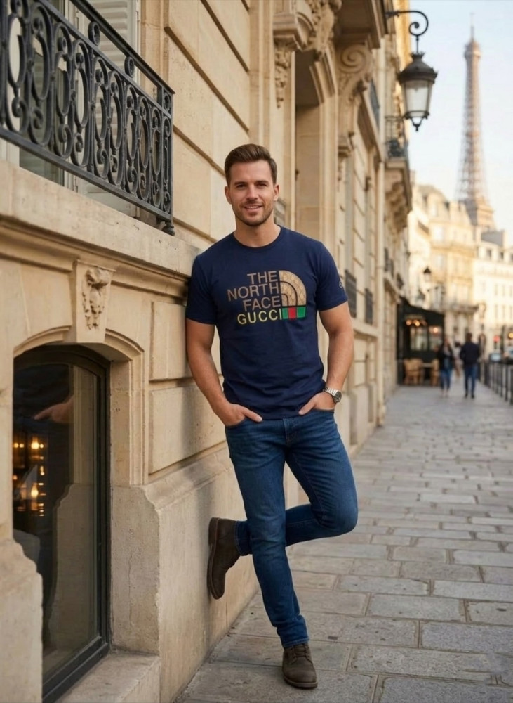 Мужская футболка синяя купить в Интернет-магазине Садовод База - цена 650 руб Садовод интернет-каталог