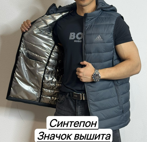 Жилет для мужчин, синтепон САДОВОД официальный интернет-каталог
