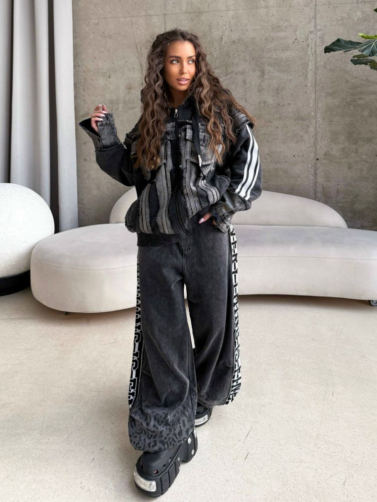 Женский костюм темно-серый