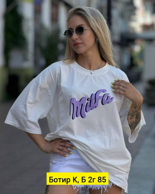 Женская футболка белая