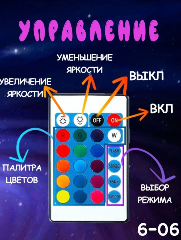 3D Ночник "Галактика" купить в Интернет-магазине Садовод База - цена 500 руб Садовод интернет-каталог