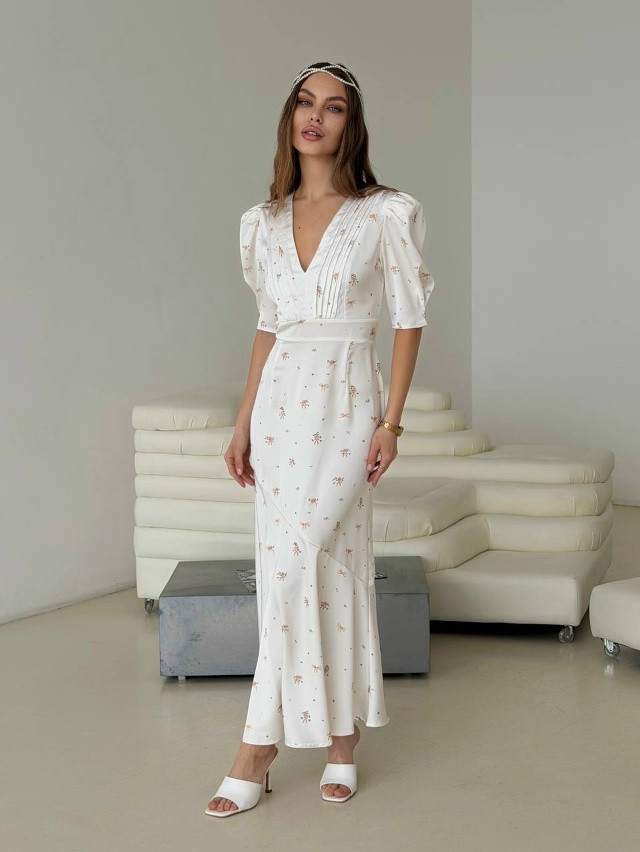 Платье молочное купить в Интернет-магазине Садовод База - цена 2100 руб Садовод интернет-каталог