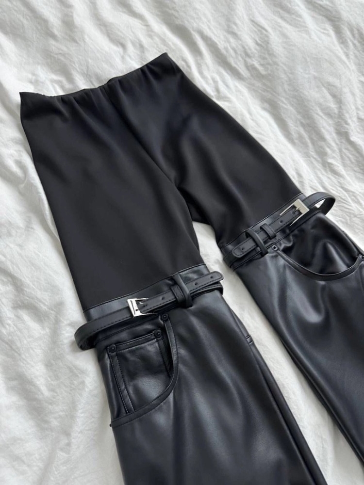 Женские брюки черные купить в Интернет-магазине Садовод База - цена 2700 руб Садовод интернет-каталог
