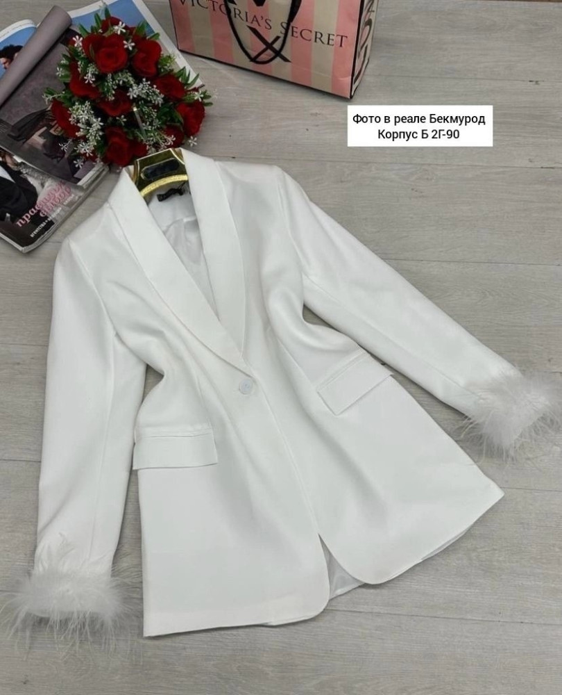 пиджак белый купить в Интернет-магазине Садовод База - цена 1350 руб Садовод интернет-каталог