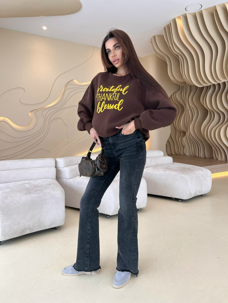 свитшот коричневый купить в Интернет-магазине Садовод База - цена 1000 руб Садовод интернет-каталог