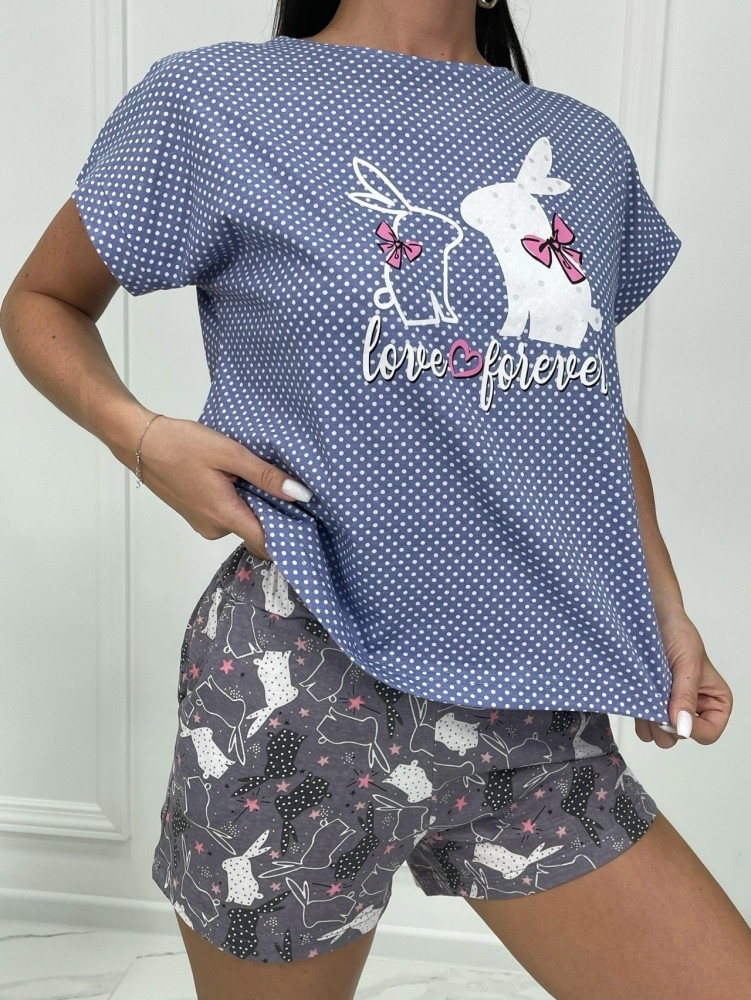 Пижама синяя