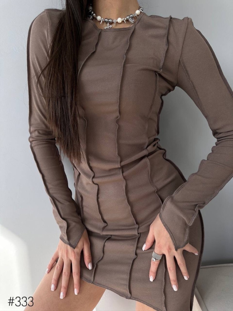 Платье коричневое купить в Интернет-магазине Садовод База - цена 950 руб Садовод интернет-каталог