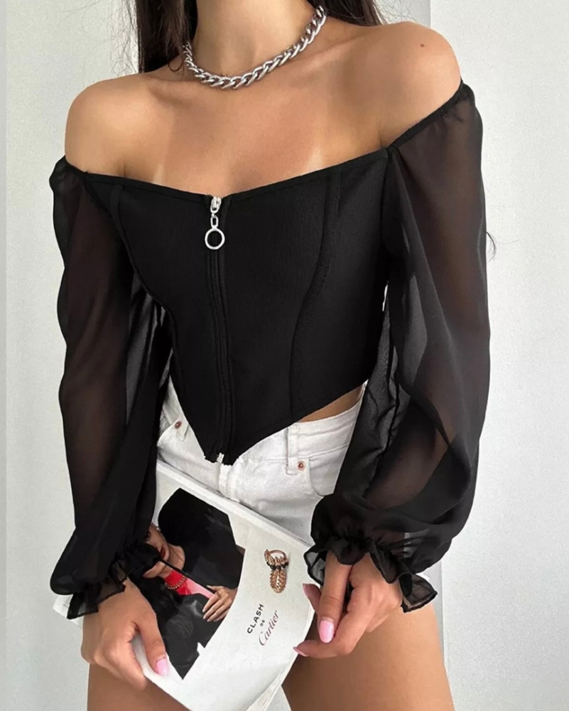 Блузка черная купить в Интернет-магазине Садовод База - цена 1000 руб Садовод интернет-каталог