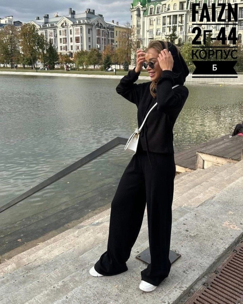 Женский костюм черный купить в Интернет-магазине Садовод База - цена 999 руб Садовод интернет-каталог