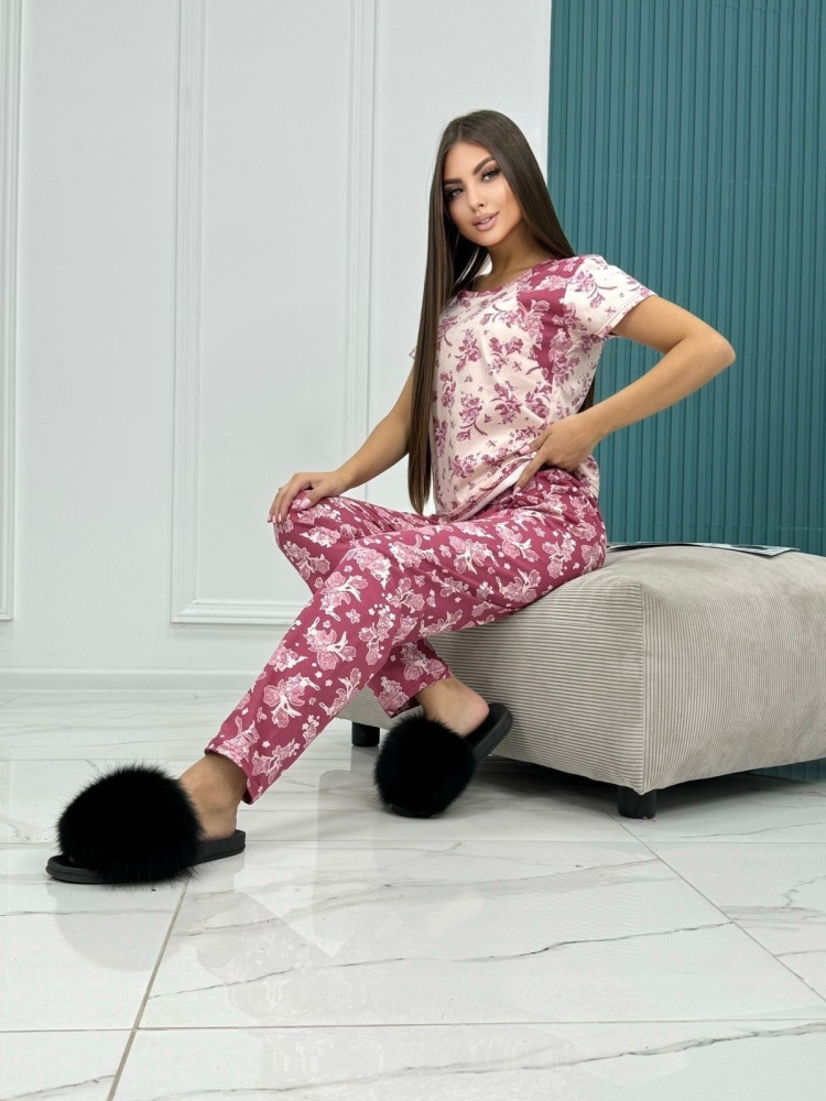 Пижама розовая