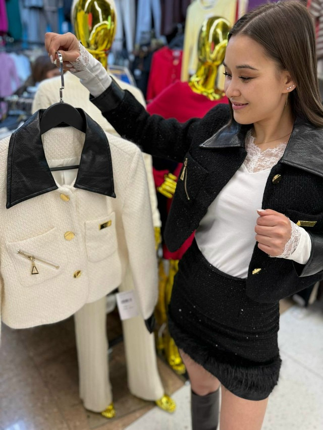 Женский пиджак молочный купить в Интернет-магазине Садовод База - цена 2200 руб Садовод интернет-каталог