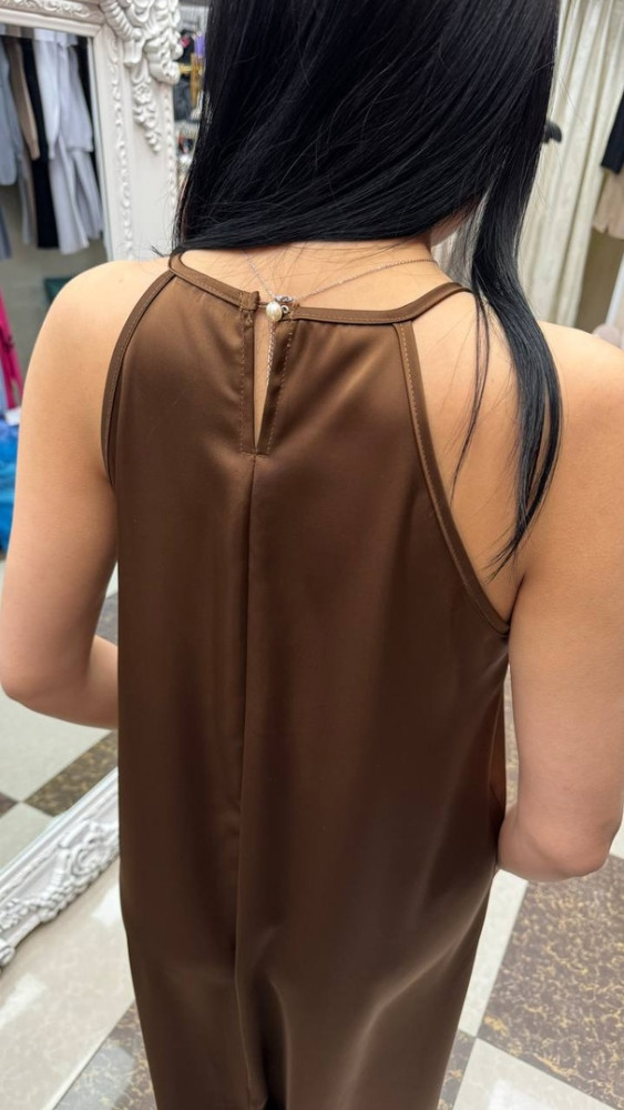 Платье коричневое купить в Интернет-магазине Садовод База - цена 3500 руб Садовод интернет-каталог