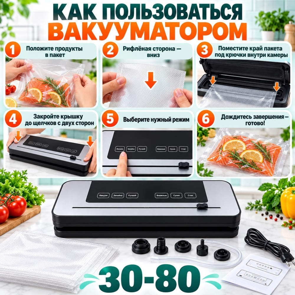 Вакуумный упаковщик купить в Интернет-магазине Садовод База - цена 650 руб Садовод интернет-каталог