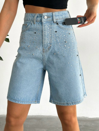 💕Джинсовые шорты с блёстками САДОВОД официальный интернет-каталог