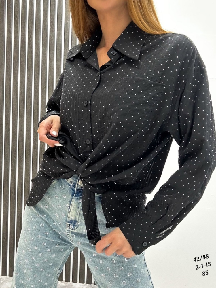Женская рубашка черная купить в Интернет-магазине Садовод База - цена 850 руб Садовод интернет-каталог